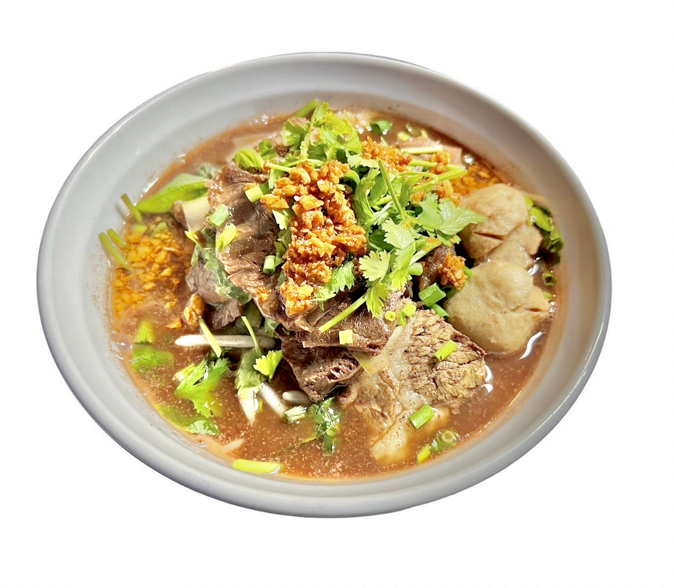 牛肉のタイ風ラーメン